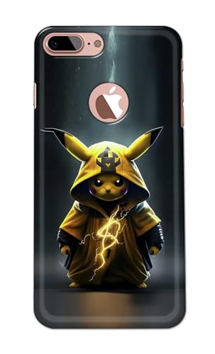 Image of PRINTFIDAA Printed Hard Back Cover Case for Apple iPhone 7+ Plus Logo | iPhone 8+ Plus Logo Back Cover (Cartoon Cat) -112