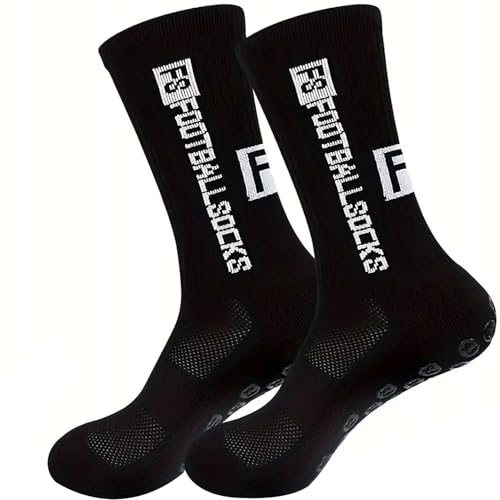 Image of Anti-Slip Sports Socks with Rubber Grip - High-Tech Breathable Cricket, Football, Yoga Socks for Men & Women | Athletic Socks for Gym, Running
