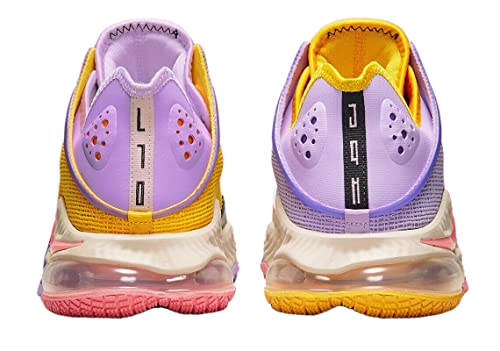 Nike Lebron 19 Low Basketball Shoes, Olhar lil s/rosa - fum escuro, 11