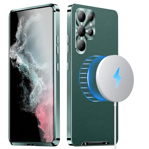 Coque Samsung S23 Ultra MagSafe légère idéale pour le quotidien vert