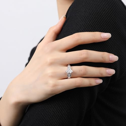 1 CT Marquise Cut Moissanite Engagement Ring For Women Ring 18K White Glod Plated S925 Sterling Silver Women Ring Jewelry4