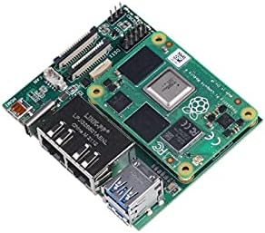Seeed Studio Dual Gigabit Ethernet NICs Carrier Board for Raspberry Pi CM4 with 4GB RAM/ 32GB eMMC.