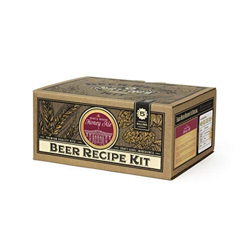 Craft a Brew - Beer Recipe Kit - White House Honey Ale - Home Brewing Ingredient Refill - Beer Making Supplies - Includes Hops, Yeast, Malts, Extracts - 5 Gallons