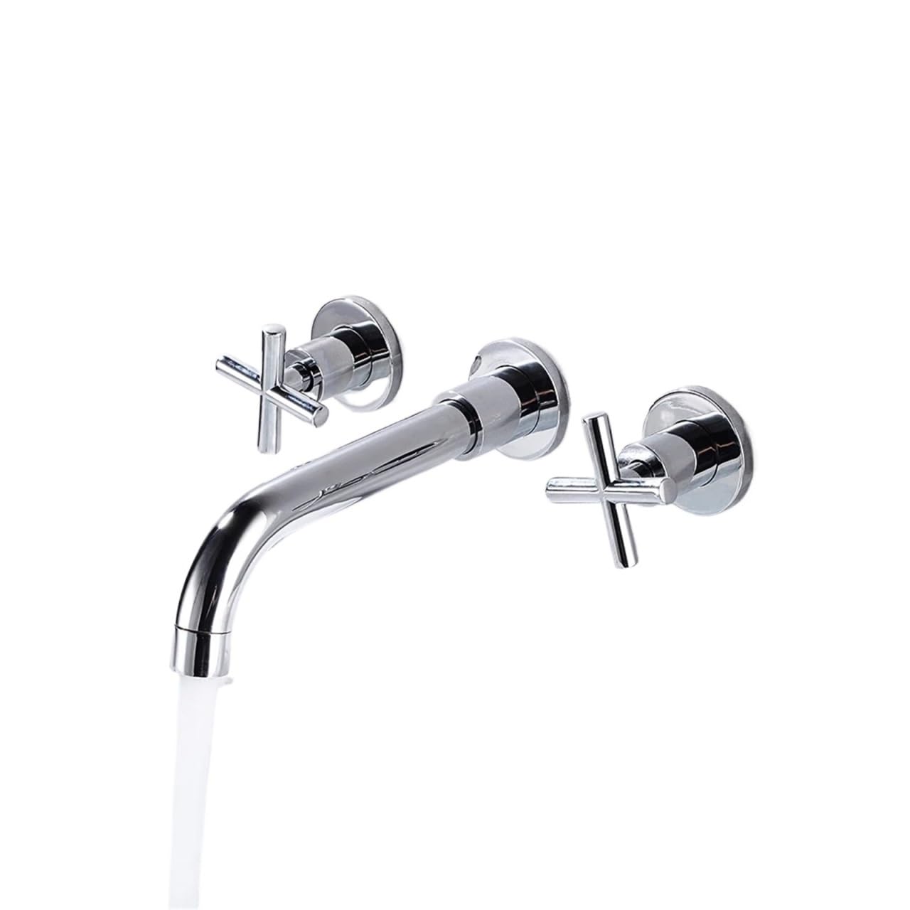 Naqzrxpml Color2 Wall Mounted Basin Faucet Hot Cold Water Mixer Tap Bathtub Shower Multicolor(Color2)