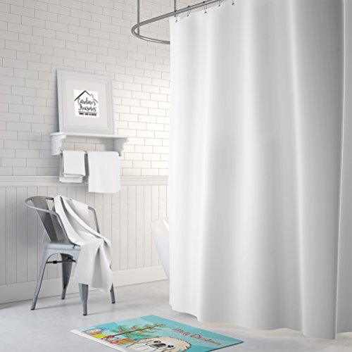 Caroline's Treasures Christmas Tree and Pekingese Floor Mat, Multicolor