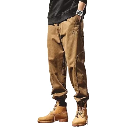 Spring and Autumn Casual Trousers Overalls Cargo Pants for Men