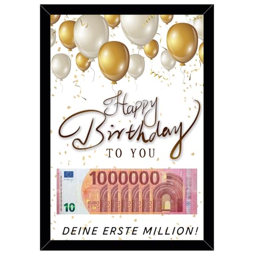 Personalisiertes Geldgeschenke Geburtstag, Geschenk Deine Erste Million,...