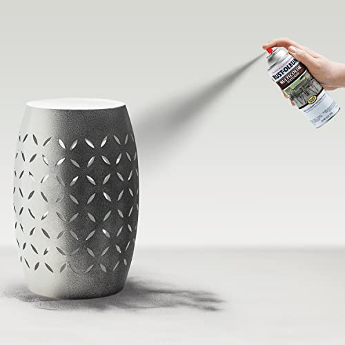 Image of Rust-Oleum Stops Rust Multi-Color Textured Spray Paint, Aged Iron | Rust Resistant | Indoor and Outdoor | Beautiful Finish on Metal, Wood & More | Comfort Tip | Any Angle Spray | 6 Pack