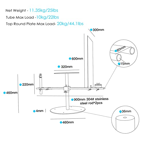 Image of DF DIGITALFOTO V360 Degree Camera Spinner,Professional Photography Turntable Photo Booth for YouTube Vlog Unboxing Commercials Video B-Roll Footage Food Jewelry Slow Motion Bullet-time