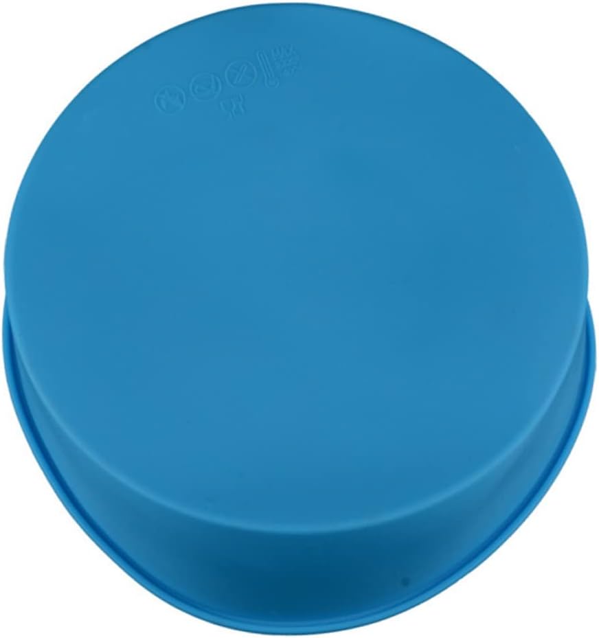 Small Silicone Cake Mold Pan Baking Mold Non-stick Bakeware for Birthday Cake Layer Cakes Dishwasher Safe Random Color