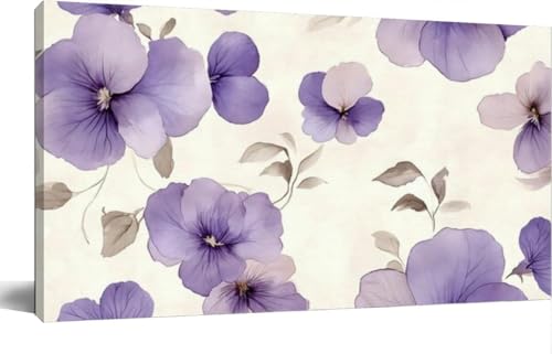 TOOUTEREA 20x40 Frame Large Canvas Painting Wall Art floral watercolor