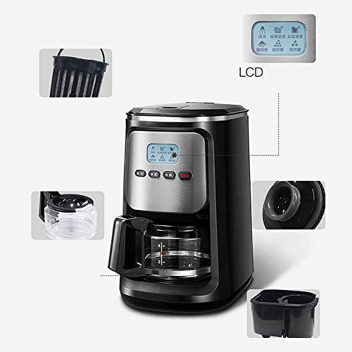 Cafetera automática con molinillo y 0.6 L de capacidad miniatura 7