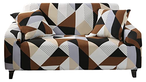 Celevingne Printed Couch Cover Stretch Sofa Cover Sofa Protector For Sofa-3 Seater Elastic Sofa Slipcover With 1 Pillowcase(Multicolor, Sofa-3 Seater) #TOP25