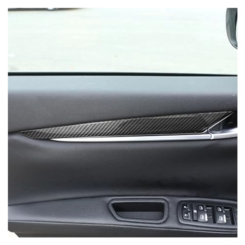 Bande de porte en fibre de carbone Maserati Ghibli, insert panneau intérieur - 3