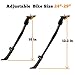 Sataway Bike Kickstand Adjustable Center Mount Aluminum Alloy Bicycle Kickstand for 24