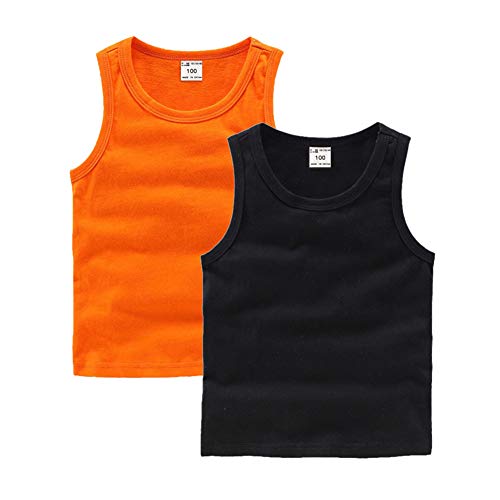 DCUTERQ niño bebé niños niñas sólido Tanque Tops Camisetas Camisetas algodón Verano Chaleco si