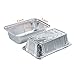 Webake Large Aluminum Foil Tin Pans 9 x 5 inch Disposable Aluminum Foil Take-out Containers 3 Lb Foil Bread Pan Loaf Pans Baking Pans For Cake Toast - Pack of 30 with Lids