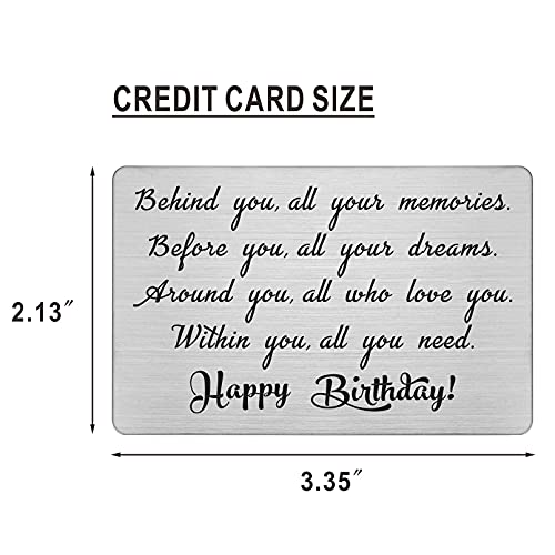 Birthday Gifts for Women Men, Happy Birthday Gifts Wallet Card, Thoughtful Presents Idea2