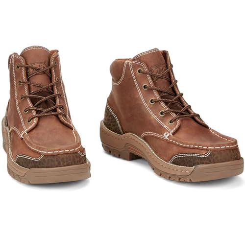 Justin Men's Corbett 5" Lace-Up Waterproof Work Boot4