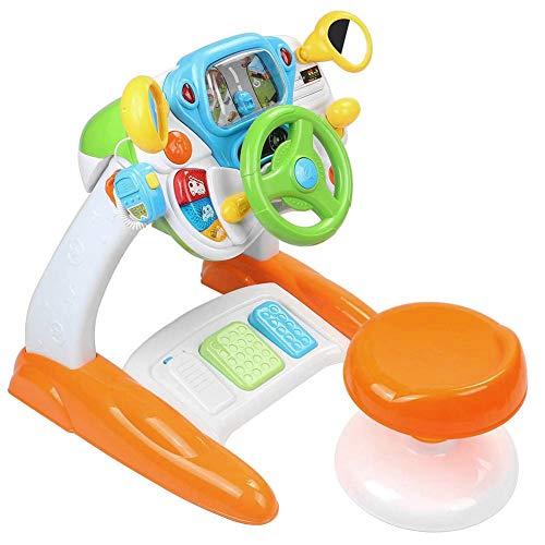 COLOR TREE Kids Driving Simulate Ride on Toy Steering Wheel Toy for Toddlers