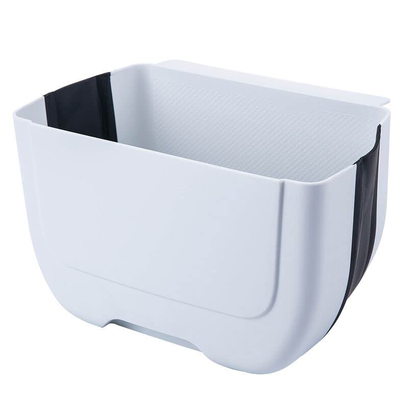 Miniatura 9 de Mini cubo de basura plegable colgante para puerta de armario de cocina, pequeño cubo de basura plegable debajo del fregadero, cubo de basura