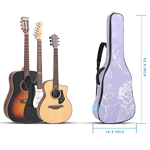 Étui de protection rembourré pour guitare classique acoustique Motif hippocampe, Multicolore 08, 42.9×16.9×4.7 in… - Les Beatles, Paul McCartney, John Lennon, RIngo Starr, George Harrison Étui de protection rembourré pour guitare classique acoustique Motif hippocampe, Multicolore 08, 42.9x16.9x4.7 in… – Image 6