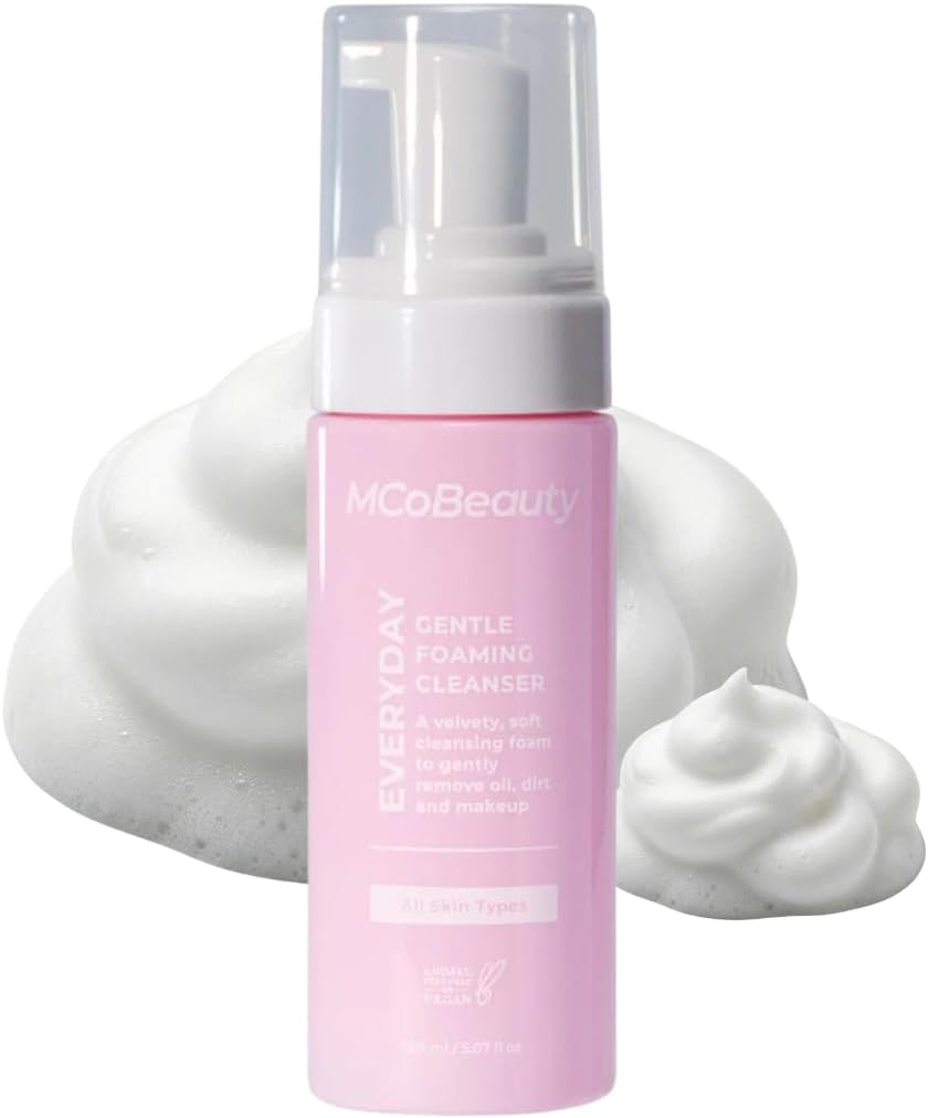 Everyday Gentle Foaming Cleanser - Lightweight Face Wash with Soothing Botanicals - Removes Makeup, Dirt and Impurities - Vegan, Cruelty Free Skin Care