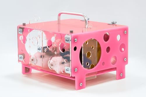 GuineaLoft™ Custom Guinea Pig Cheese House (Double) V2 - The Ultimate Guinea Pig Hideout by Seasoned Owners Who Tried Everything Out There - Exclusive by Guinea Loft