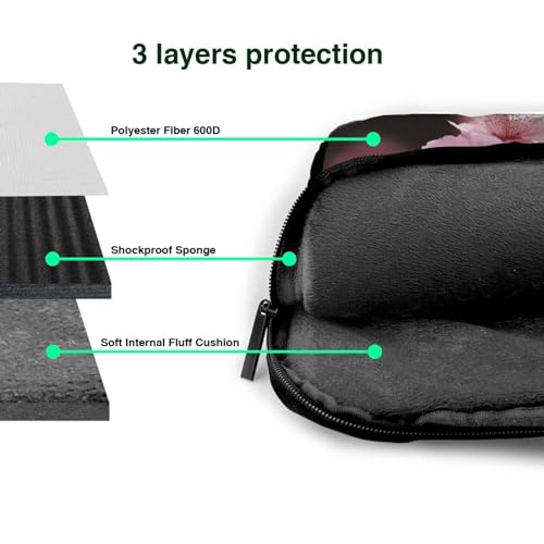 Bolso de hombro para laptop Tempting Cherry Blossoms miniatura 5