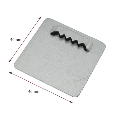 Image of ZCZQC 6PCS 40x40mm Metal with Adhesive Glass Hanging Expansion Screw Expansion Tube Anti Theft Insert Self Adhesive Bathroom Mirror Frame Hanging Piece Picture Frame Hangers