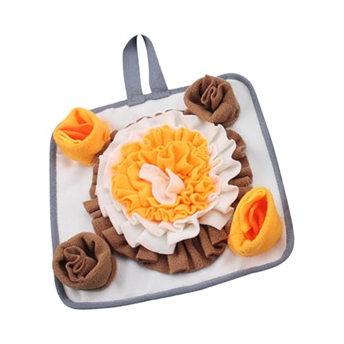 Sniff Mat For Dogs, Bunny Mat, Interactive Treat Dispenser, Soft Fleece Feeding Pad, Nose Work Training Toy, Pet Enrichment Acti