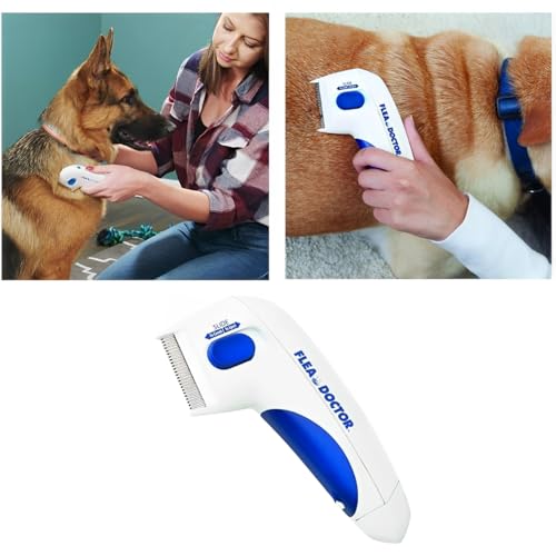 Pente Elétrico Antipulgas para Cães Gatos Outros Animais Pet - Cachorro Remove Pulgas Lêndeas e Piol