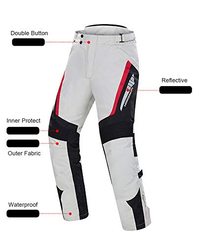 YOUCAI Giacca Giubbotto Moto con Protezioni e