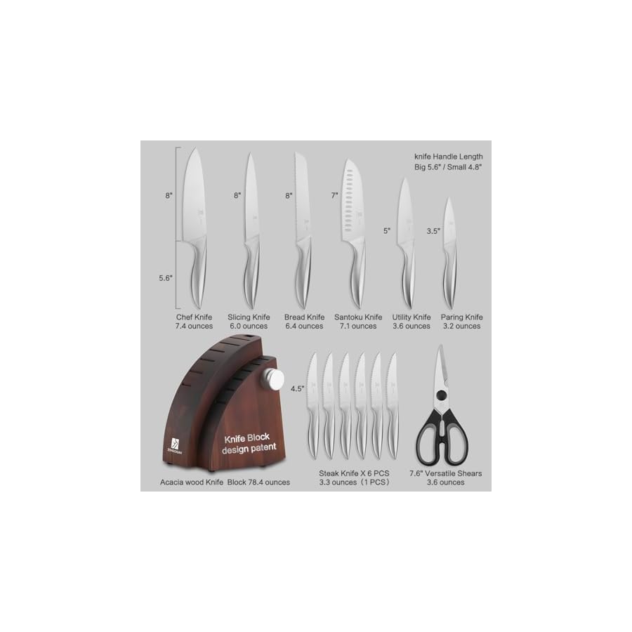 15-Piece-Knife-SetsUltra-Smooth-Cutting-Professional-Grade-SharpOne-Piece-50Cr15Mov-Stainless-Steel-Kitchen-Knife-Block-Set-with-SharpenerHandle-Ergonomic-DesignDishwasher-Safe Zongchuan 15-Piece Knife Sets,Ultra-Smooth Cutting Professional Grade Sharp,One-Piece 50Cr15Mov Stainless Steel Kitchen Knife Block Set with Sharpener,Handle Ergonomic Design,Dishwasher Safe