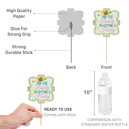 Image of Party Propz Paris Theme Bride To Be Decorations Set - 96 Pcs Bridal Shower Decoration Kit with Balloons, Banner & Paris Theme Photobooth Props, Bride To Be Banner (Cardstock, Latex)