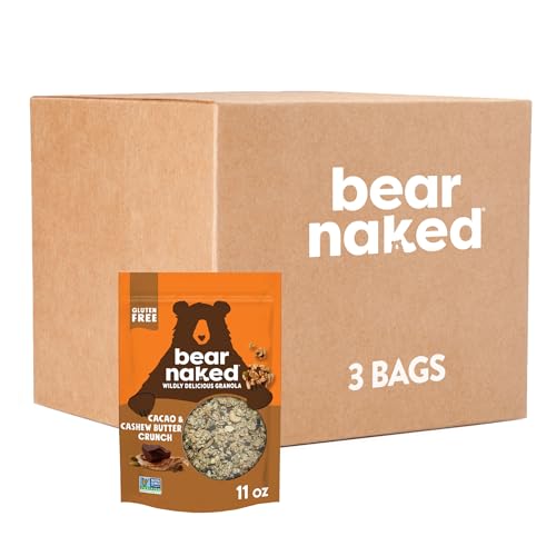 20% coupon - ★Bear Naked Granolas, Cacao and Cashew Butter Crunch, 11oz, 3 Bags