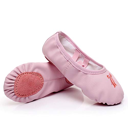 Artibetter Sapatos de balé com sola macia, sapatilha de balé para dança e prática de dança sapatos e