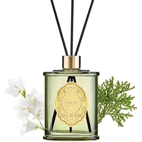 8.4 oz Large Reed Diffuser for Home | Forest Scent Oil Diffuser with Sticks | Bedro...