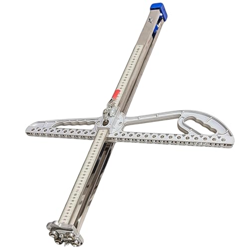 Drywall Cutter Tool,Hand Push Gypsum Drywall Cutter with Aluminum Alloy, Double Sided Blade Cutter, Freely Adjustable,for Home Improvement