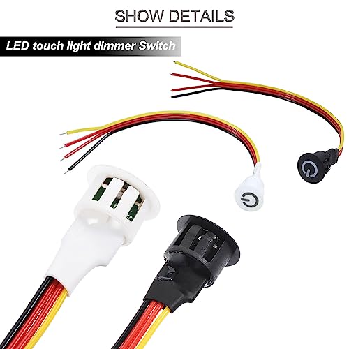  LED-Touch-Licht-Dimmerschalter Touch dimmer Switch
| Helligkeitsreglerschalter für Schreibtischlampen LED-Touch-Dimmers