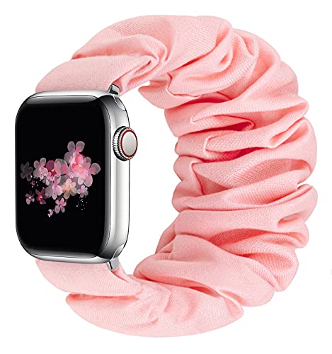 Image of Greatfine Scrunchie Band Compatible with Apple Watch Bands 38mm 40mm 41mm 42mm 44mm 45mm 46mm 49mm Women, Elastic Scrunchie Watch Strap for iWatch Watch Series 11 10 9 8 7 6 5 4 3 2 1 SE 3 2 Ultra 3 2