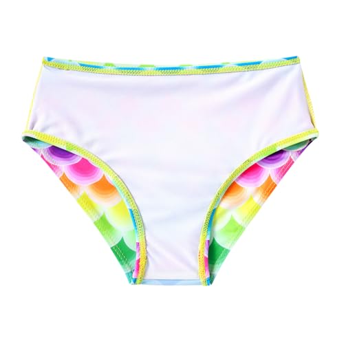 Image of Girls Rash Guard 3 Piece Swimsuit Set UPF 50+ Long Sleeve Swim Skirt Sets Size 6-12 Years