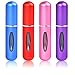 Produktbild YOTINO 4PCS Parfümspray 5 ml nachfüllbare leere, tragbare Mini-Parfümflaschen mit sichtbarem Fenster für Reisen - Blau, Rot, Lila, Pink