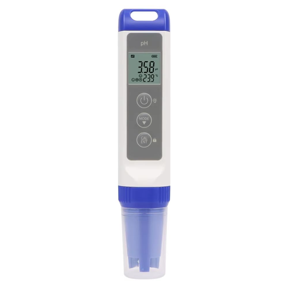 Medidor Digital de PH, ORP y Temperatura Bolígrafo de Prueba de PH. Monitor Digital de Calidad del Agua para Acuarios de Acuicultura.