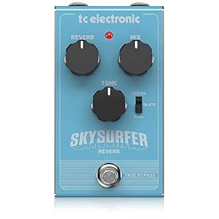 TC Electronic Skysurfer Reverb Pédale de Reverb de Qualité Studio avec Algorithmes TC Electronic Primés - Les Beatles, Paul McCartney, John Lennon, RIngo Starr, George Harrison