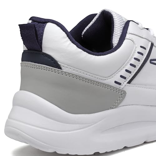 Image of ASIAN Men TOOFAN-01 Stylish Casual Mid Top Sneaker and Trendy Shoes for Men & Boys, Perfect, College, Parties and Outings, Lightweight, Comfortable, and Durable for All-Day Use