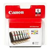 Canon BCI-6 Color Ink Tank 8-Pack Set-Black