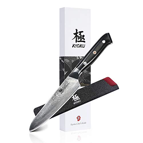 KYOKU Daimyo Series - Utility Chef Knife 6" - Japanese VG10 Steel Core