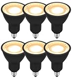 共同照明 E11 LED電球 60W形相当 電球色 600lm ハロゲン電球タイプ LEDスポットライト GT-SP-6WW-E11B-6B ビーム角40° 高輝度 ダクトレール用 店舗照明 ライティングレール 長寿命 省エネ ブラック 6個セット【適格請求書発行可】