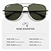 Ray-Ban RB3683 Polarized Square Shape Sunglasses for Men and Women- Timeless Classic Sun Glasses with Modern Elegance - Premium UV Protection & Polarized Lenses - Designer Men's and Women's Sunglasses